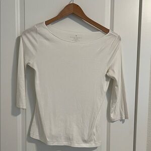 Banana Republic Cream Long Sleeve Top